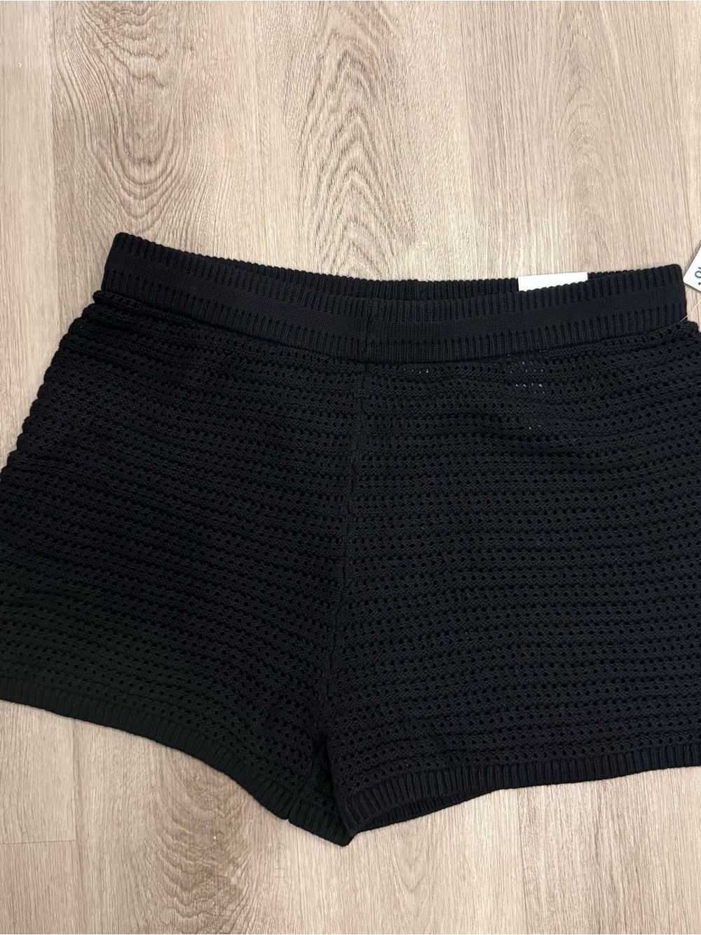 Old Navy Black High-Waist Knit Shorts